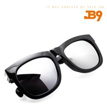 제이비나인 JB509 블랙 미러선글라스 연예인선글라스 고급 뿔테 자외선차단