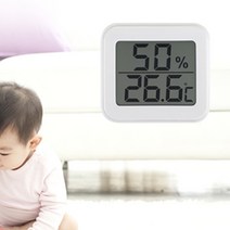 정확한 실내온도계 디지털온도계 전자 습도계, 디지털 온습도계