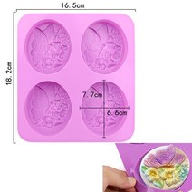 비누만들기 비누키트3D 천사 비누 실리콘 몰드 직사각형 타원형 라운드 목욕 폭탄 도구 꽃 생명의 나무 아, 03 butterfly flower