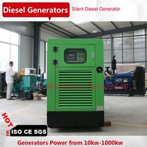 디젤 발전기 브러시가 있는 방음 100kw 발전기 최대 스마트 컨트롤러 필리핀 용 완전 자동 전송 ATS, 한개옵션0