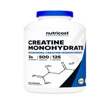 뉴트리코스트 크레아틴 모노하이드레이트 3 000mg 500캡슐, 1개