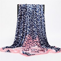 럭셔리 브랜드 실크 새틴 스퀘어 스카프 여성 Hijab Bandana 이슬람 Headscarves 목도리 랩 숙녀 머리띠 Ne