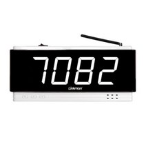 큐필드 수신기 LM D104H 호출벨 시스템 너스콜 요양병원호출기 식당 테이블벨, 화이트