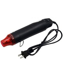 소형 열풍기 공예용 힛툴 핫툴 차량용 히팅건 뜨거운 공기 총 열 열 총 휴대용 열 수축 필름 엠보싱 전력 도구 플러그 뜨거운 공기 총, 우리 플러그, 검은색