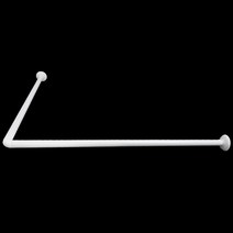 기억자 코너샤워 욕실코너커튼봉 코너형샤워봉 화장실압축봉 욕실봉, 2단