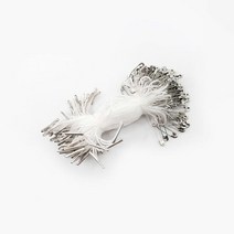 RT KP 실고리핀 실버구리핀 화이트끈(약100개) 택고리, 단품