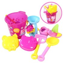 바니 통 모래 놀이 촉감 장난감 물놀이 목욕, 단품