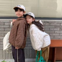 잘키움 아동용 키즈 겨울 후드 깔깔이 누빔 자켓 점퍼