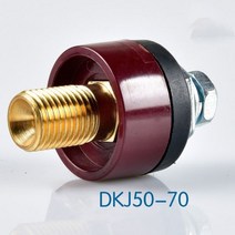 논가스 용접기 태국 아르곤 아크 용접 터미널 납땜 기계 빠른 피팅 여성 남성 케이블 커넥터 소켓 플러그 어댑터 9, 50-70 소켓 레드