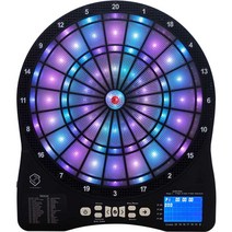 전자 다트판 가정용 기계 술집 실내놀이 게임 세트, 그린 + 다트 6개(패키지 사진 참조)