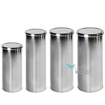 리빙월드 뱅뱅이형스텐휴지통 22L-50L, 270x700-40L