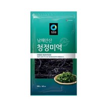 청정원 맛있는밑반찬 남해안산 청정 미역 40인분 맛있는 돌답례품 냉국 100g 간단한요리 간편식, 31개