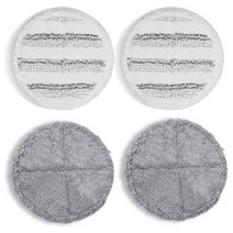 극세사걸레 4Pcs Electric Mop Pad For GOBOT Floor Scrubber Home Kitchen Hardwood Dust Cleaning