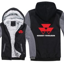 농업용 부품 기계 2022 Massey Ferguson Hoodie 남성용 지퍼 코트 양털 농업용 트랙터 운동복 캐주얼 솔리, 03 as picture2_05 XXL