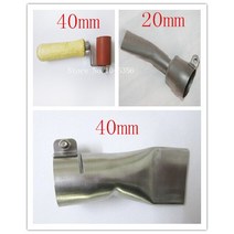 용접 부품 CO2 토치 재료 Leister 플라스틱 용접기에 대 한 20mm/40mm 와이드 슬롯 노즐 뜨거운 공기 총 팁, 한개옵션0