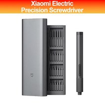 공구 샤오미 호환 미지아 전기 정밀 스크루 라이버 나사 헤 포함 마그네틱 키트 PC 전화 수리용 전동 세트 스마트 홈 24 개, [01] Electric Screwdriver, 01 Electric Screwdriver