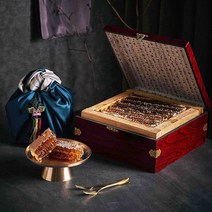 지리산뱀사골 [지리산뱀사골] 벌집꿀 선물세트 모음, 상세 설명 참조, 01-벌집꿀 1.4kg (선물용박스)