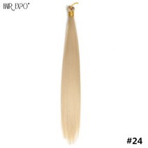 22 인치 합성 긴 스트레이트 헤어 익스텐션 여성용 613 실키 벌크 번들 엑스포시티, 01 22 inches_04 4 개/몫, 04 #24