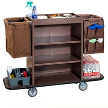 린넨카트 세탁물 수거통 선반카트 숙박업소 리조트, D스테인레스 스틸 모델