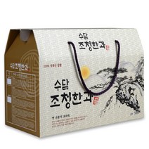 조청유과 500g 수담한과 추석 설 명절선물 구정 부모님선물 유과선물 선물용포장, 1월 05일 출고