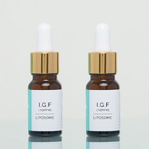 랑팡 IGF-1 리포좀 10ppm 앰플 원액 1+1, 2개입, 10ml