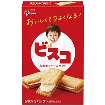 일본직발송 5. 에 자키 글리코 비스코 크림 샌드 비스킷 15 매 × 20 개 B08K9MG1ZF, 15 매 × 20 개_One Color
