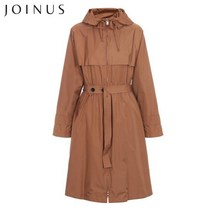 조이너스(JoinuS) [조이너스]봄인기상품# 봄가을간절기 후드넥 버튼벨트 트렌치 코트_울산점