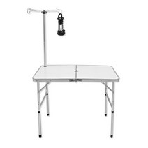 조아캠프 캠핑테이블 90 랜턴걸이형, 캠핑테이블90 랜턴걸이형 단일상품[OT101]