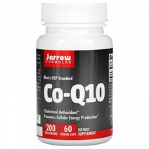자로우포뮬러스 아이허브 Jarrow 코엔자임 CoQ10 200mg 60베지캡슐
