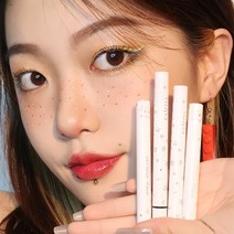 HH 멀티 컬러 워터프루프 펜 아이라이너 브라운 레드 블루 다색 아이라이너+선물증정, LE4