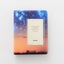 포토북 앨범 포카 포토 사진 북 수집 64 포켓 fujifilm instax mini liplay 11 9 8 7s 70 25 90 인스턴트 카메라 필름 카드 홀더 용 3 인치, 노란색