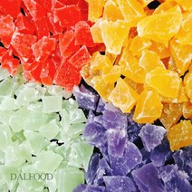 코하쿠토 보석젤리 보석사탕 330g, 1통, 4종류