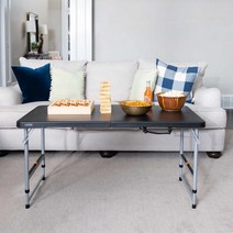 라이프타임 T80869 접이식테이블(높이조절가능)