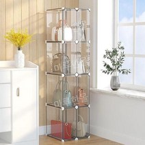 투명보관함 가방 진열대 수납 선반 아크릴 보관대 다용도 정리대, J