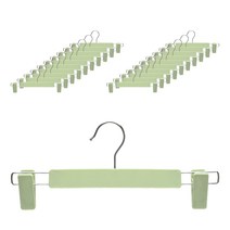 아워리빙 파스텔 논슬립 회전형 치마 바지걸이 20p, 민트, 20개