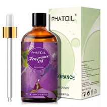 PHATOIL 블랙 오퓸 향수 에센셜 오일 화이트 머스크 신선한 리넨 허니서클 캔들 비누 립 밤 만들기 100ml, [01] 100ml, [06] Parma Violet