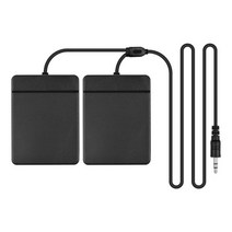 타악기 호환 부품 초심자용 소형 USB 롤업 실리콘 전자 드럼 세트 디지털 키트 스틱이 있는 패드 7 개 풋 페달, Universal Dual Pedal, CHINA