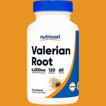 뉴트리코스트 발레리안 루트 쥐오줌풀 4000mg 120캡슐, 상품선택