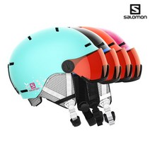 살로몬 2122 GROM VISOR 그롬 바이저 헬멧 고글일체형 초경량 아동용헬멧 스키 보드