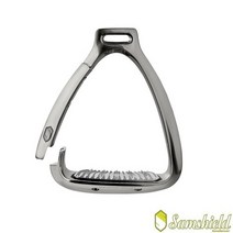 [SAMSHIELD] Shieldrup 180도 회전 개구 승마 안전등자, 실버