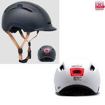 캔쿤 LED충전 어반헬멧, 화이트