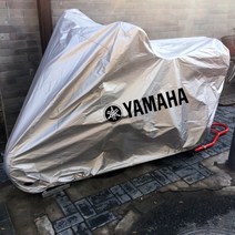 야마하 바이크 주차 커버 자외선차단 방수 덮개 R1M R3 R6 XMAX NMAX TMAX MT07 09, 암호화 실버개