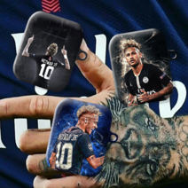 와우박스 주문제작 리그앙 PSG 파리생제르망 네이마르 축구 선수 에어팟 버즈 무선 이어폰 케이스, 무광 하드케이스, 에어팟(1세대/2세대)