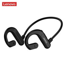 골전도 블루투스 이어폰 헤드셋 가성비 넥밴드 lenovo x3 헤드폰 스포츠 러닝 방수 무선 사이클링 운전용 마이크 포함, 검은색