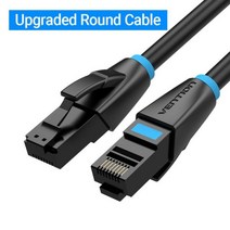 POE 확장기 Vention이더넷 케이블 Cat6 Lan UTP RJ45 네트워크 패치 PS pc용 10m 15m 인터넷 모뎀 라우터 Cat 6, 업그레이드된 라운드 케이블_0.5m