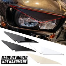 할리로드 글라이드 스페셜 cvo fltrx 2015-2022 용 오토바이 헤드 라이트, 도색되지 않은