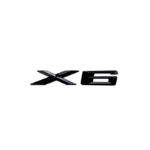 BMW 트렁크 엠블럼 블랙무광 유광 X3 X5 X6 GT M퍼포먼스로고 X드라이브 레터링, X6 블랙무광+슈프림 스티커 2종