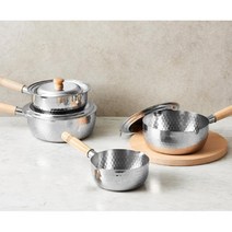 요시카와 스텐 편수냄비 유키하라 인덕션 라면냄비, 기본, 22cm