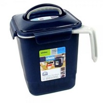 엘턴 4.5L 손잡이 음식물 쓰레기통 싱크대음식물 잔반통