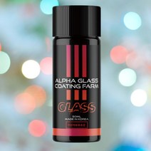 코팅팜 알파 글라스 코팅팜 50ml 유리 세라믹 발수코팅제 워터스팟 야간운전 시야확보
